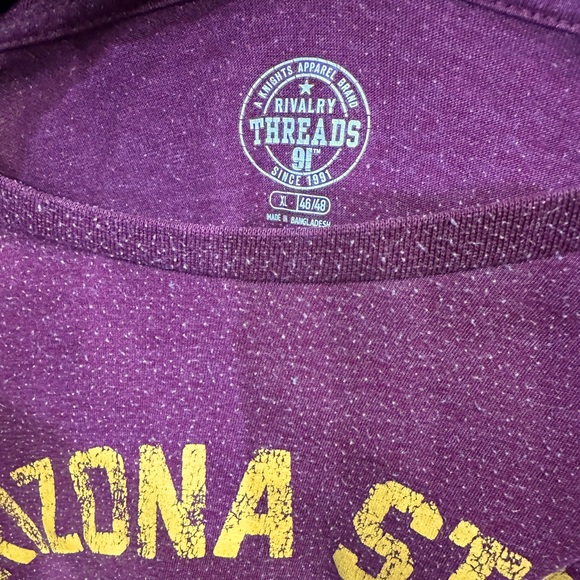 A Knight Apparel Brand AZ State Sun Devils T Shirt Size XL Color Maroon - Picture 2 of 3